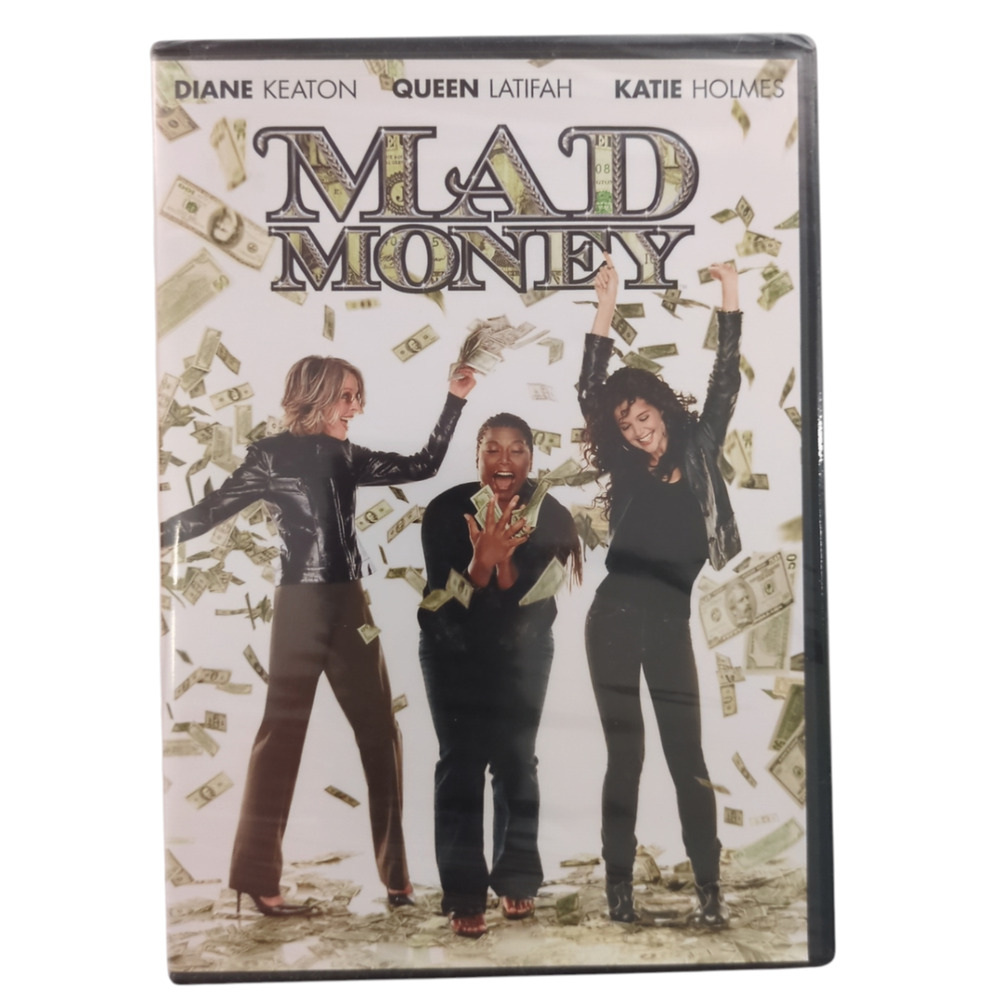 Mad Money DVD (2008) Diane Keaton, Queen Latifah, Katie Holmes Comedy New Sealed